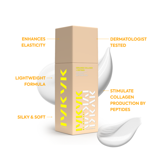 Crème tonifiante pour le corps au collagène et aux peptides céramides
Ferme et lisse