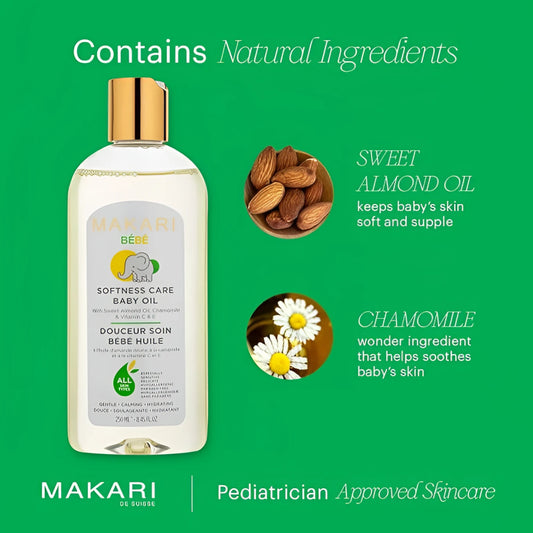 Makari softness care baby oil