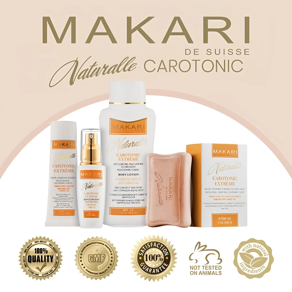 Makari carotonic extreme body lotion fade acne blemishes