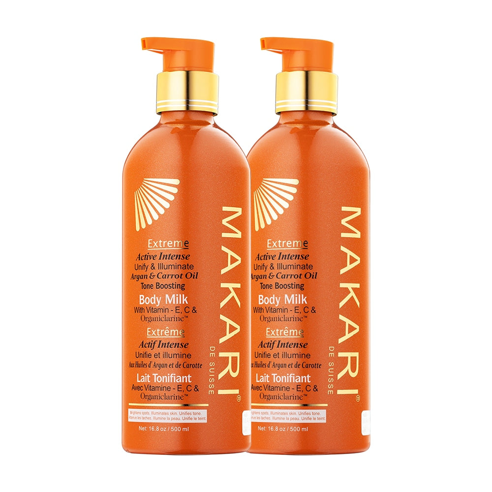 Makari Extreme Active Intense Tone Boosting Body Milk Duo