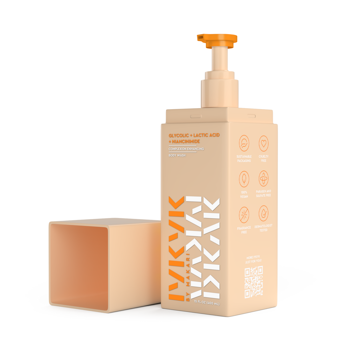 GLYCOLIC + LACTIC ACID + NIANCINIMIDE  BODY WASH