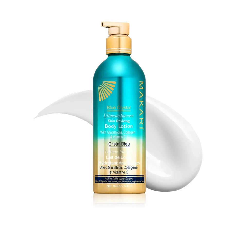 Makari blue crystal skin reviving body lotion