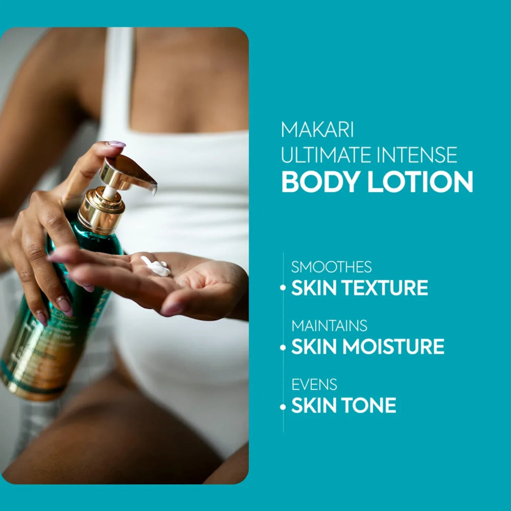 Makari blue crystal skin reviving body lotion