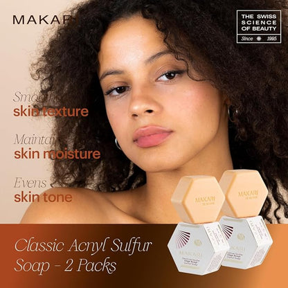 Acne Sulphur Soap detoxifies pores and controls oil