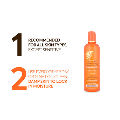 Carrot Toning Glycerin helps fade stretch marks