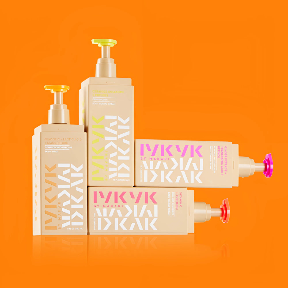 Gently exfoliate with lactic acid niacinamide body wash