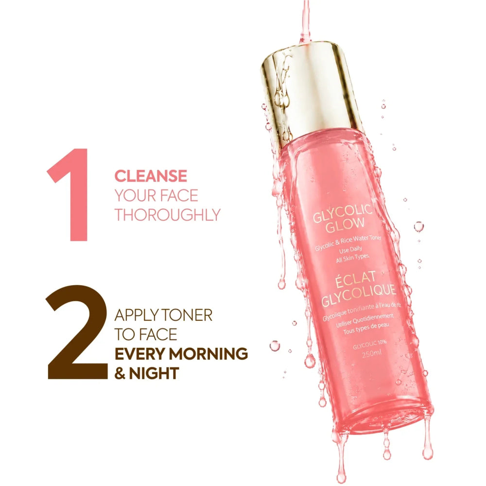 Makari glycolic & rice water toner 250ml