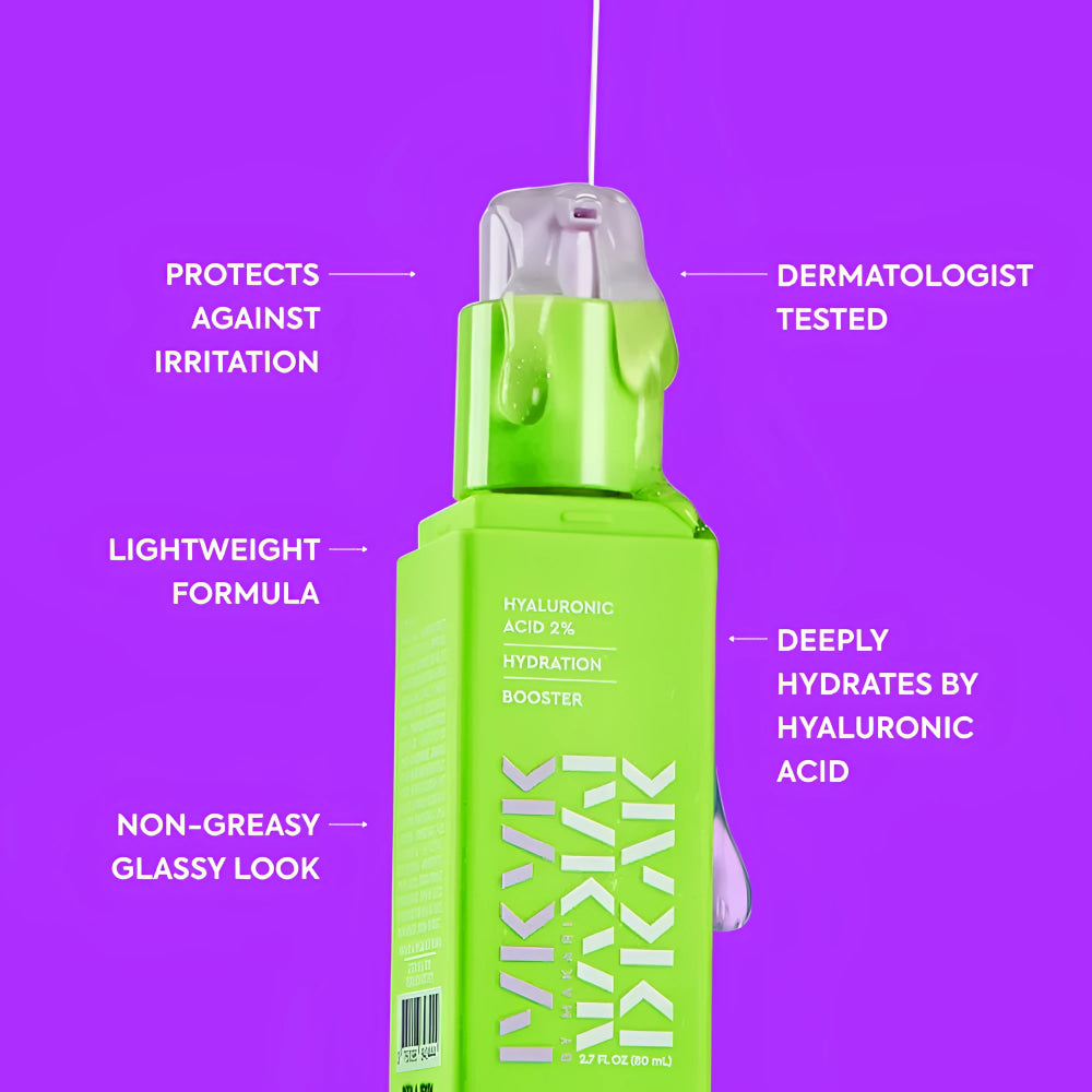 Hyaluronic acid booster serum to deeply hydrate skin