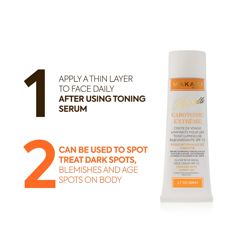 Botanical brightening gift with skin-enriching carrot oil