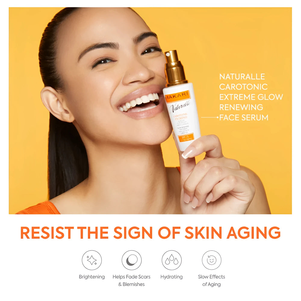 Botanical brightening gift with skin-enriching carrot oil