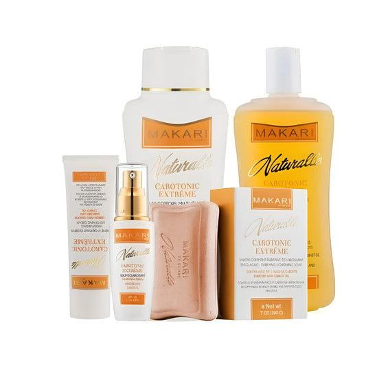 Botanical brightening gift with skin-enriching carrot oil