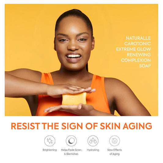 Botanical brightening gift with skin-enriching carrot oil