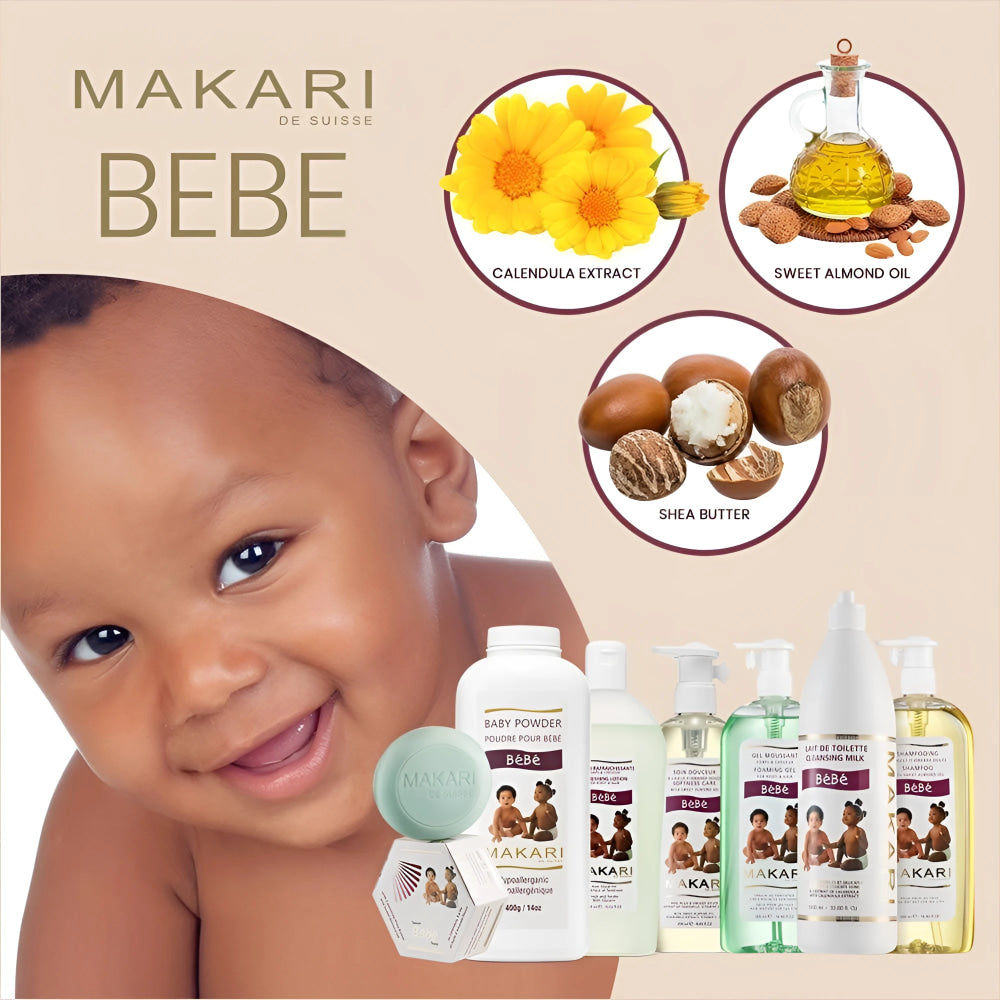Makari mild baby soap with moisturising elaeis guineensis