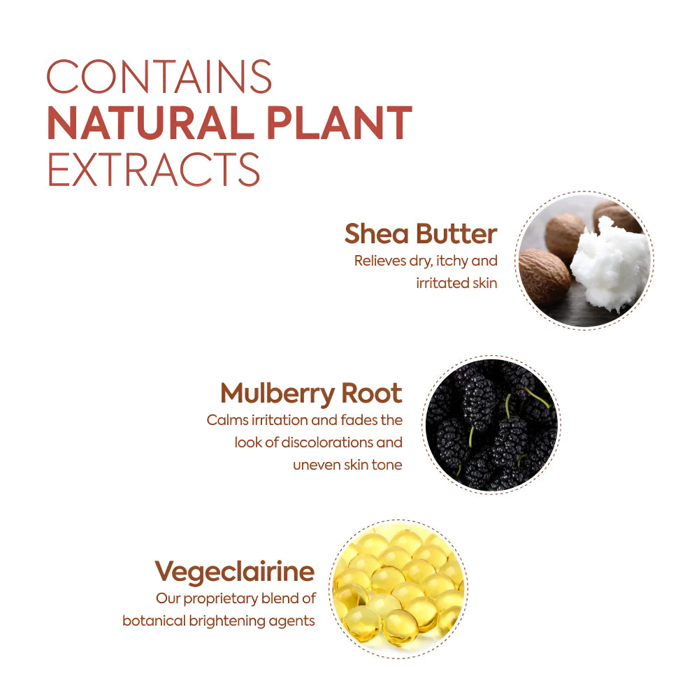 Shea buttery-rich nourishment fades stretch marks