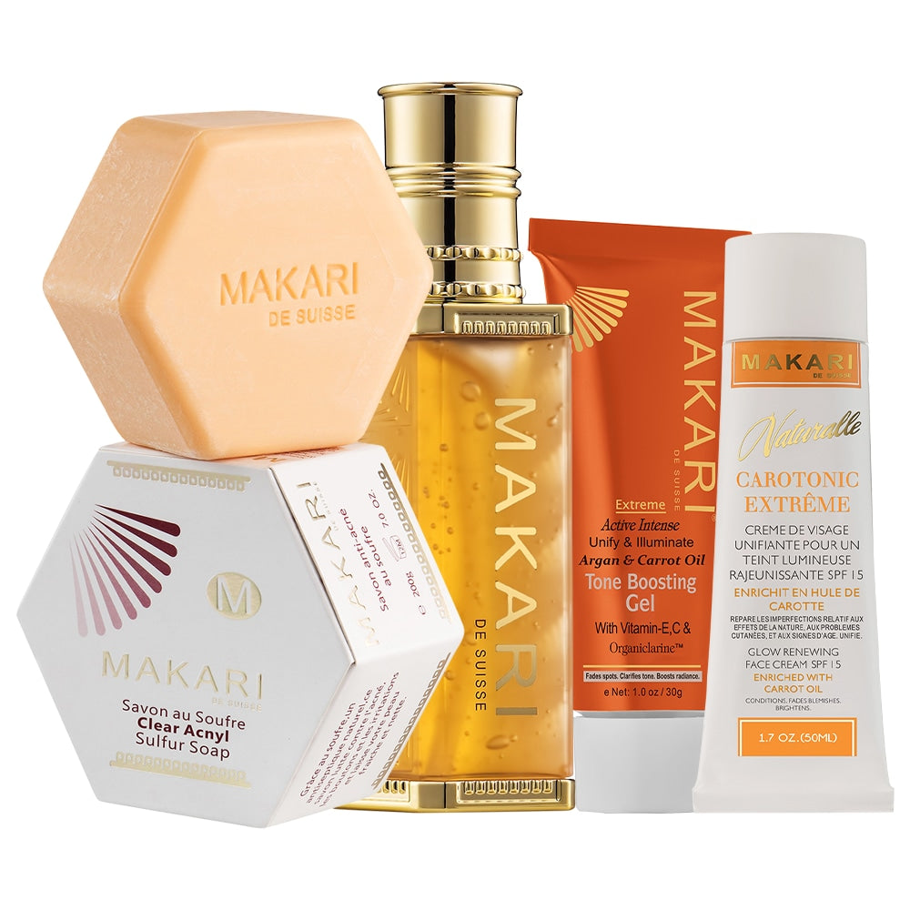 Makari Clear Skin Tone Face Boosting Kit