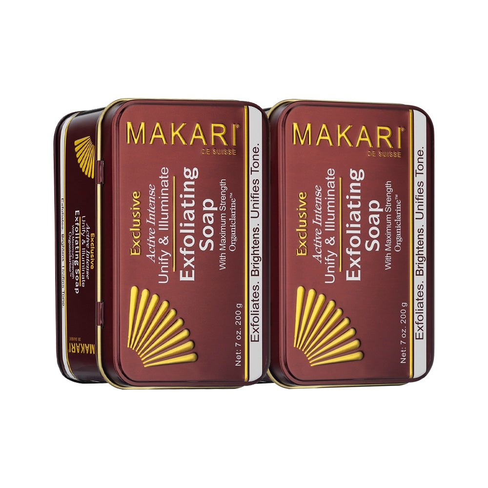 Makari Exclusive Active Intense Exfoliating Soap Duo