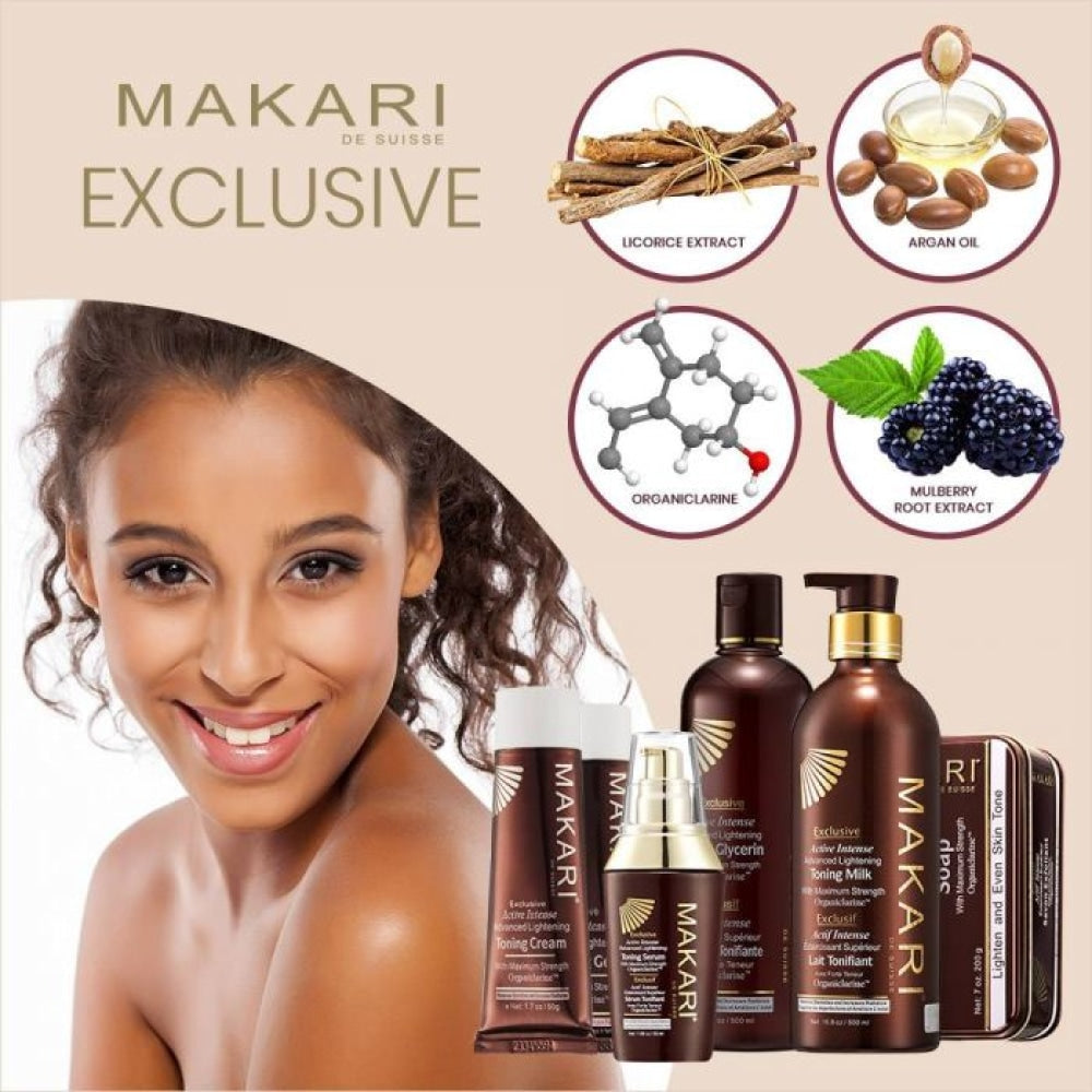 Makari Exclusive Toning Milk & Soap