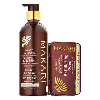 Makari Exclusive Toning Milk & Soap