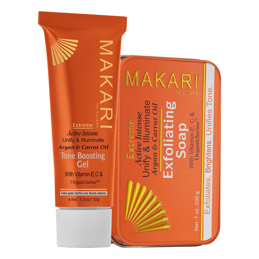 Makari Extreme Argan & Carrot Gel Soap Combo Kit