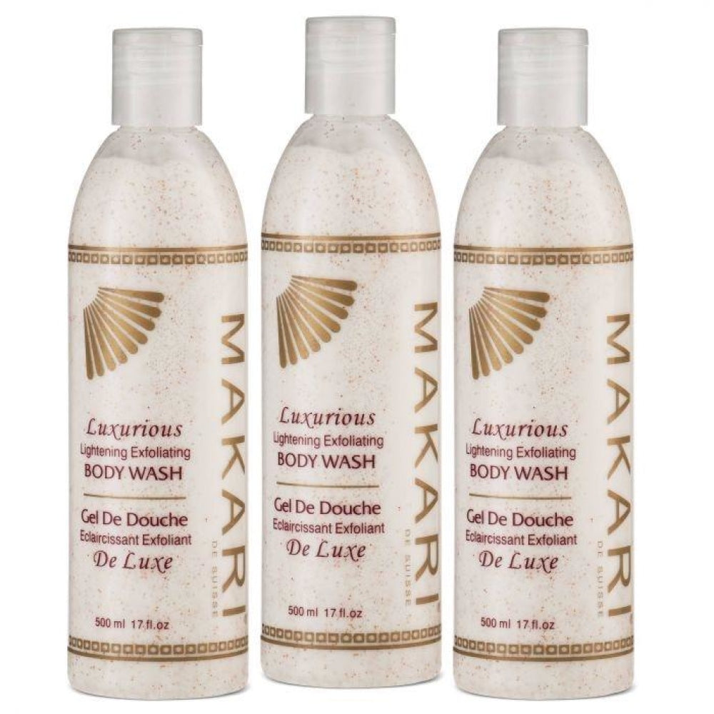 Luxurious Exfoliating Body Wash Trio